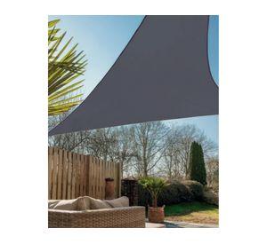 Toldo Vela triangular gris 360 cm