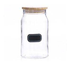 Frasco tapa madera 900 ml