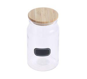 Frasco tapa madera 900 ml