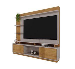 Centro entretenimiento 65" Vinhedos café/beige