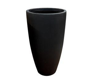 Macetero Lauca negro 80x44x44 cm
