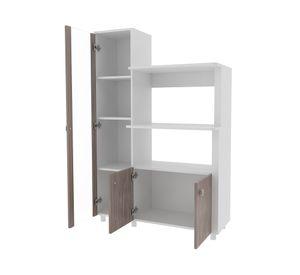 Mueble cocina BL3304 blanco/carvalho 142.5x96.5x41.8 cm