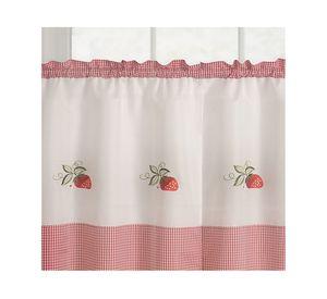 Juego cortina cocina Fresa 3 piezas