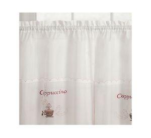 Juego cortina cocina Tazas 3 piezas