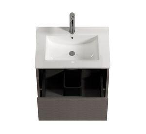 Mueble lavamanos Nepal dark grey 50x60x47 cm + lavamanos