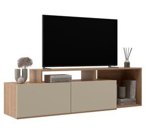 Rack TV 50" Oak café/off white