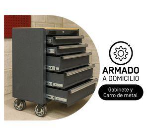 Armado de gabinete y carro de metal