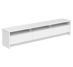 Rack TV 75" Aspen 1.8 blanco
