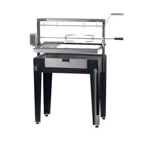 Pack parrilla a carb贸n Maiten negro/inox + funda + spiedo
