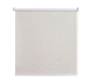 Cortina roller black out Textura lino 120x250 cm beige