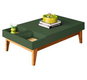 Mesa de centro rectangular Vitta verde freijo