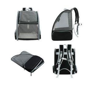 Mochila de transporte mascota Black 41x35x29 cm