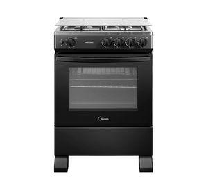 Cocina MFO-MG24TCSSLBK 4 quemadores gas licuado/natural