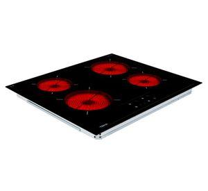 Encimera vitrocerámica TRI 64910 TC3 negro 4 quemadores