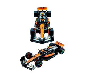 Auto de colección MC Laren 4 naranjo
