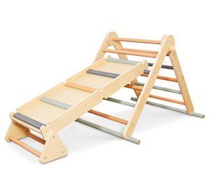 Set triángulo Pikler con rampa madera infantil Facundo multicolor