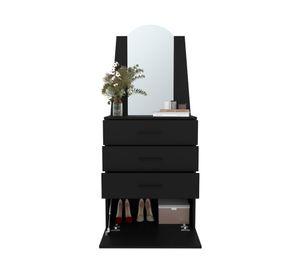 Cómoda Praga wengue 3 cajones 1 puerta