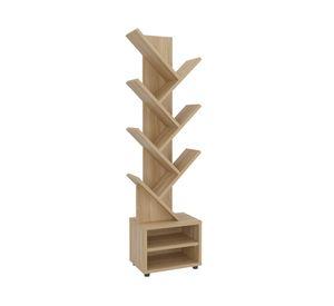Librero Kingstree fresno europeo 116.1x30.5x21 cm