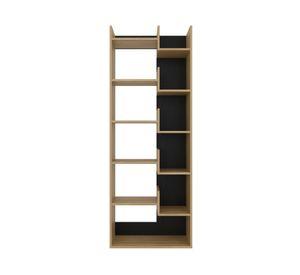 Biblioteca Clover 162x60.1x25.2 cm fresno europeo/wengue