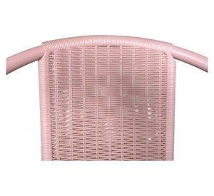 Silla caño rosa