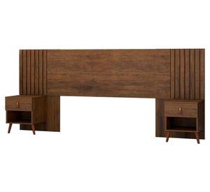 Respaldo adaptable Ripade caramelo 106x160x47 cm