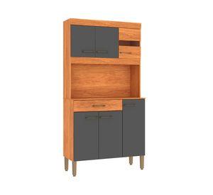 Kit cocina Carla 6 puertas 1 cajón gris