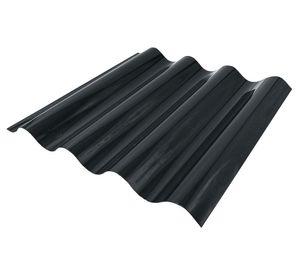 Polionda PVC no traslucido negro 0.7 mm 81x366 cm