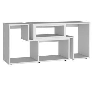 Rack TV extensible Beijing 40" blanco