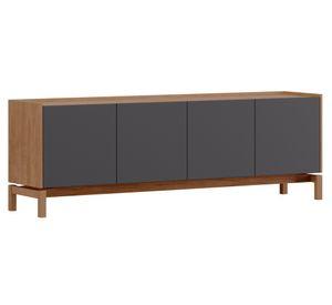 Bar Barcelona 75" grafito/ roble