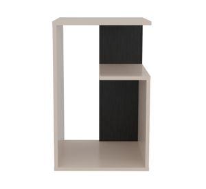 Mesa lateral Adel capri/wengue 63.4x39.8x30 cm
