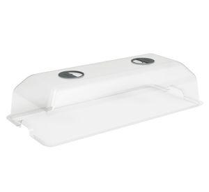 Tapa huerto Venecia transparente 19x80x35.5 cm