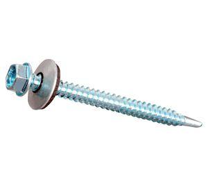 Tornillo autoperforante con golilla #12x1-1/2'' 200 un