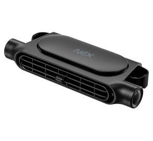 Ventilador respaldo autos USB slim negro