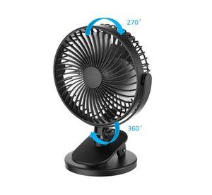 Ventilador personal escritorio clip 6'' negro