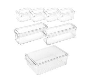 Set organizador con tapa 7 piezas