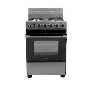 Cocina Design 24BMG4G059 negro/gris 4 quemadores