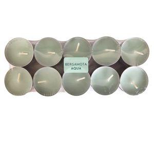 Vela T-light aqua 20 un.