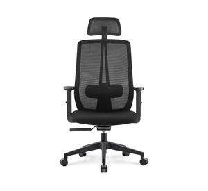 Silla oficina con cabecero One negro
