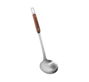 Utensilios cocina Acero inoxidable mango madera 2 piezas SET-AHCOC03