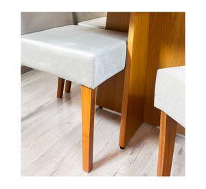 Comedor Annecy  120x80 cm 4 Sillas gris