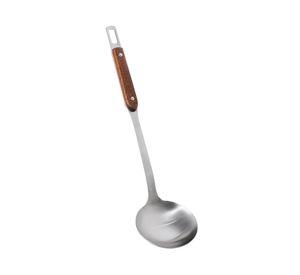 Utensilios cocina Acero inoxidable mango madera 3 piezas SET-AHCOC07