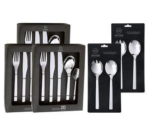 Set cubiertos Acero inoxidable 64 Piezas