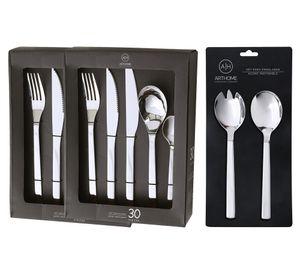 Set cubiertos Acero inoxidable 62 Piezas