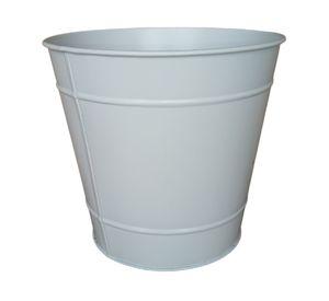Maceta básica blanco 18.5 cm