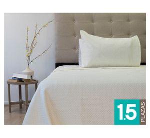 Quilt Boston crudo 1.5 Plazas