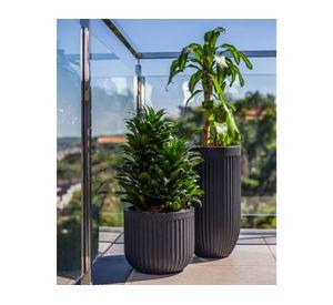 Macetero 44 cm negro Japi