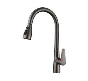 Monomando cocina Extraíble Gun metal Coolstar