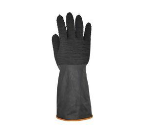 Guante caucho interior negro 18''