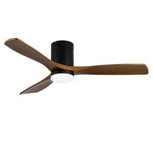 Ventilador terraza Vento Illuminato ZVTM-W-L negro/nogal