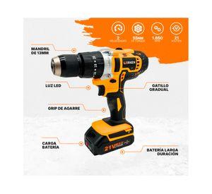 Taladro percutor Pro inalámbrico + 2 Baterías + Accesorios